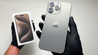 Apple iPhone 15 Pro Max Unboxing + Camera \& Gaming Test - ASMR
