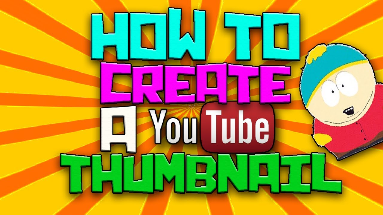 How To Make A YouTube Thumbnail - Photoshop CS6 Tutorial | (Radial