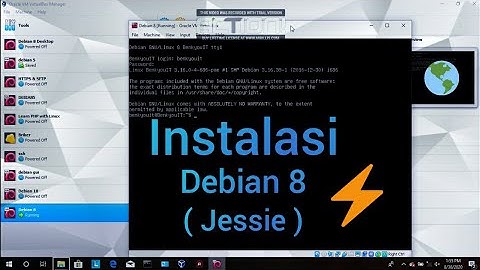 Instalasi Debian 8 ( Jessie ) di VirtualBox