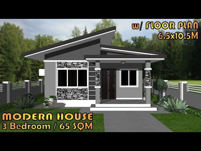 45 Sqm 6 5x8m Small Bungalow House
