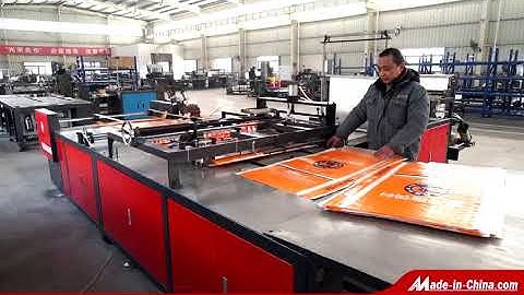 PP woven sack bag making machine with auto inside bag insert