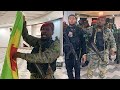 Scne incroyable au congo  christian malanga et son fils remplacent le drapeau congolais