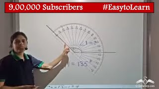 Drawing and Measuring Angles using Protractor | Basic Geometry | Class 7 | CBSE | NCERT | ICSE