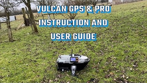 Boatman Vulcan Bait Boat GPS / Pro sonar instruction & user guide