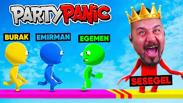 EGEMEN KAAN YA HİLE AÇTI! YA DA TROLL YAPTI! | 4 KİŞİ PARTY PANİC OYNUYORUZ