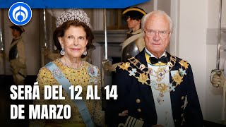 Reyes de Suecia realizarán visita de Estado a México