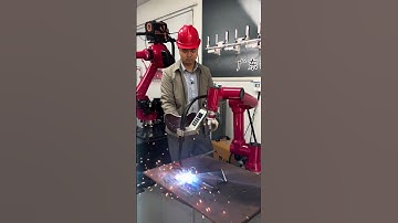 Collaborative welding robot.#robot #welding #industrial #spraying #stamping #machine #manufacturing