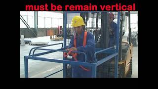 Forklift Safety Cage - Work Platform