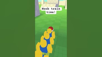 Noob train! #roblox #noob #train #gaming #almostchristmas #shorts