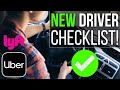 Top 15 Tips for Uber Drivers (NEW DRIVER CHECKLIST!) | Gig Economy Rideshare Tips