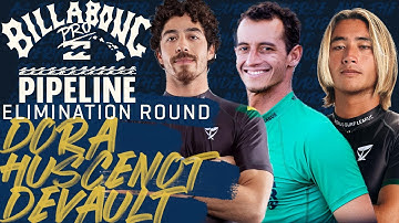 Dora, Huscenot, deVault | Billabong Pro Pipeline 2023 - Elimination Round Heat Replay