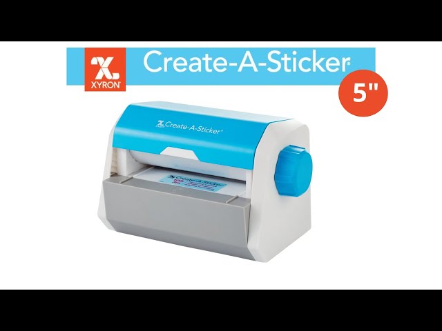  Xyron Create-a-Sticker, 5 Sticker and Label Maker Machine for  Small Business and DIY Crafts, Includes Permanent Adhesive, Pre-Loaded  (0501-05-10A), 9.055 x 5.709 x 5.906 : Everything Else