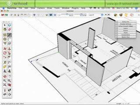 Sketchup tutorial house