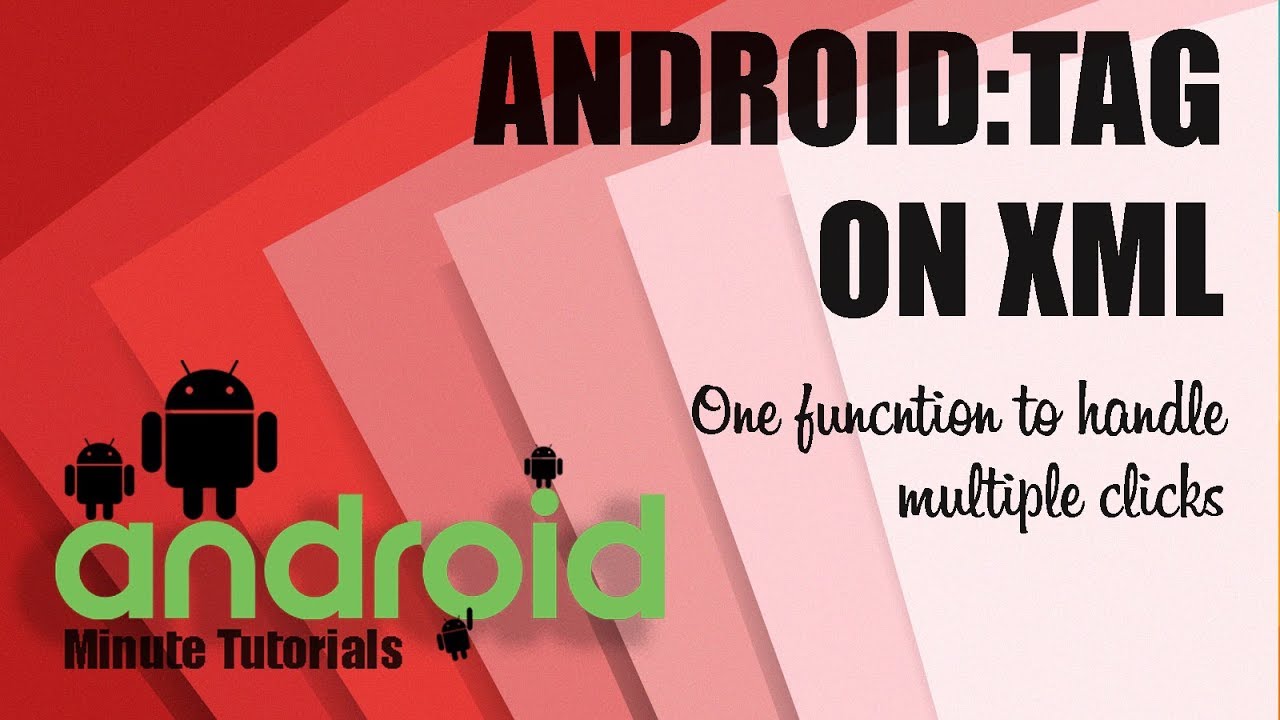 Android Studio androidtag on XML! YouTube