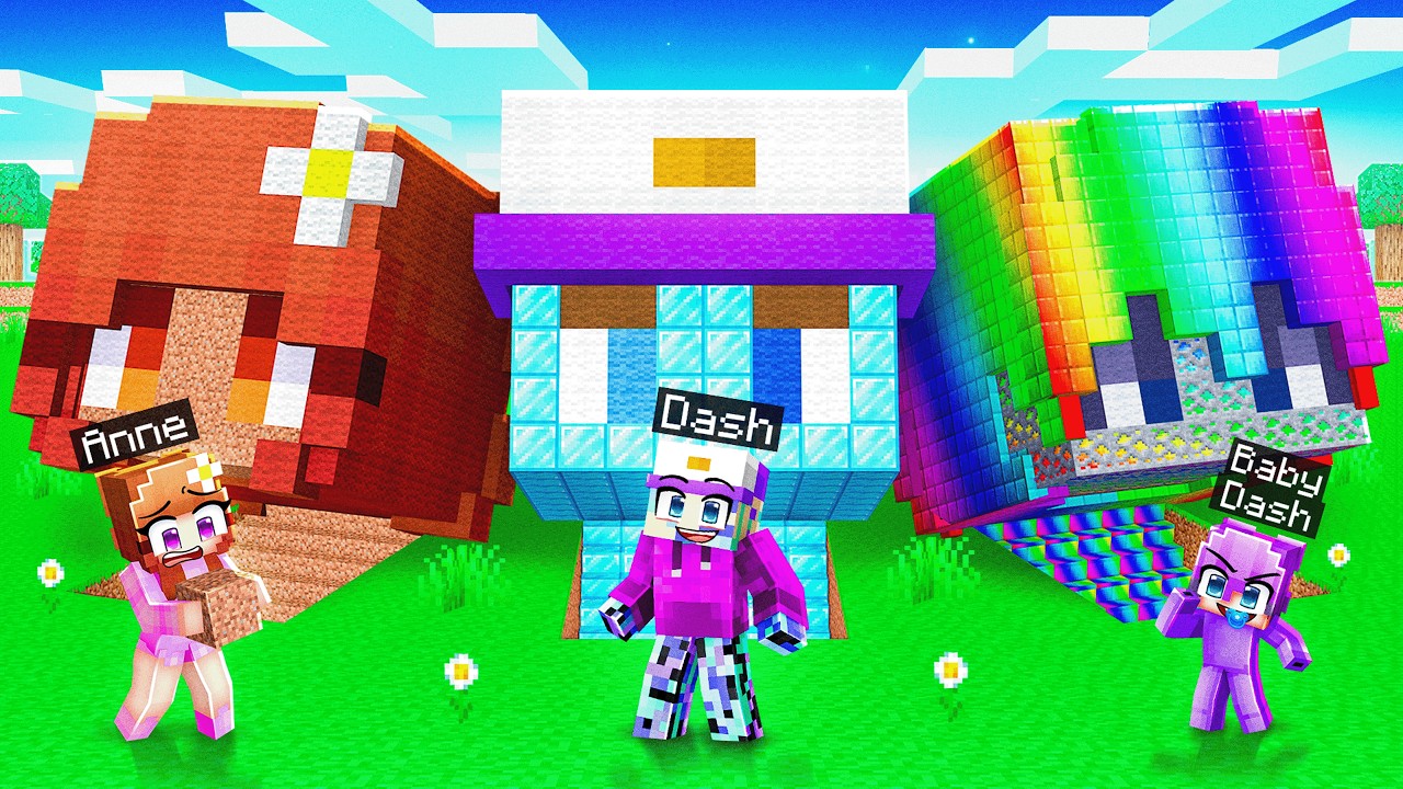 UNDERGROUND HEAD BASE BATTLE in Minecraft!