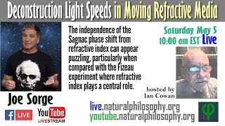 Deconstruction of Light Speeds in Moving Refractive Media with Joe Sorge