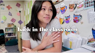 TEACHER VLOG | back in the classroom after maternity leave