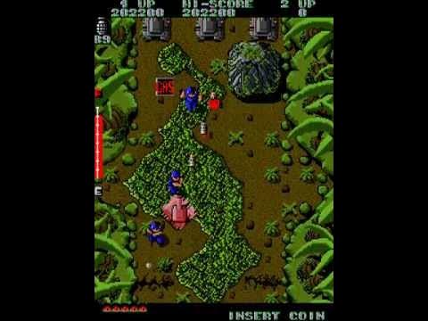 Ikari Warriors no arcade / fliperama , o jogo de ação e guerra da