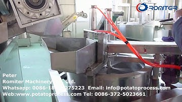 Continuous Type French Fries and Potato Chips De Oiling Machine