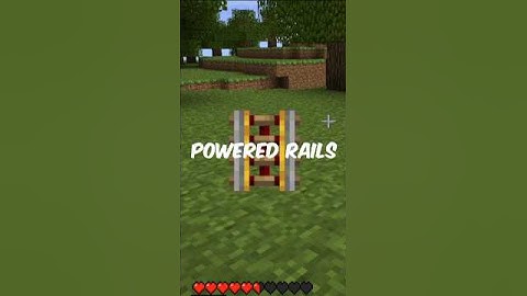 Minecraft Powered Rails Facts  #shortsfeed #shorts #minecraft #gaming #gameplay #facts