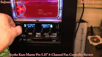 Scythe Kaze Master Pro 5.25" 6-Channel Fan Controller Review