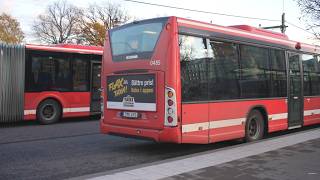 Sweden, Stockholm, bus 583 ride from Märsta to Arlanda Airport