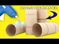 9 MANEIRAS LEGAIS DE REUTILIZAR  ROLOS DE PAPEL  EM CASA - FAÇA VOCÊ MESMO