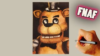 Paint Freddy Fazbear Postcard- Five Nights at Freddy's - Speed Paint Video