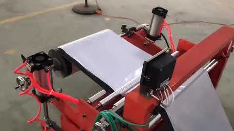 normal courier bag making machine