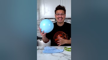 🤯 Static Electricity Science Trick! #STEM # #science