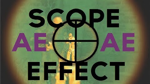 Amazing Scope-in Effect in AE