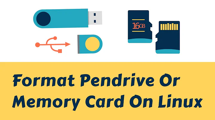 How to format pendrive or memory card on Linux