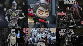 More new hot toys star wars figures on display dark side of the force event
