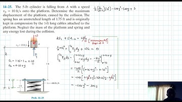 14–25 Kinetics of a Particle: Work and Energy (Chapter 14: Hibbeler Dynamics) Benam Academy