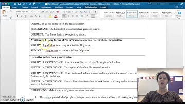 Unit 11 Wordiness and Redundancies