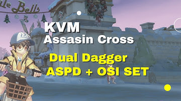 RAGNAROK X NEXT GENERATION KVM Assasin Cross Dual Dagger - Double Attack Type With Set Osiris -