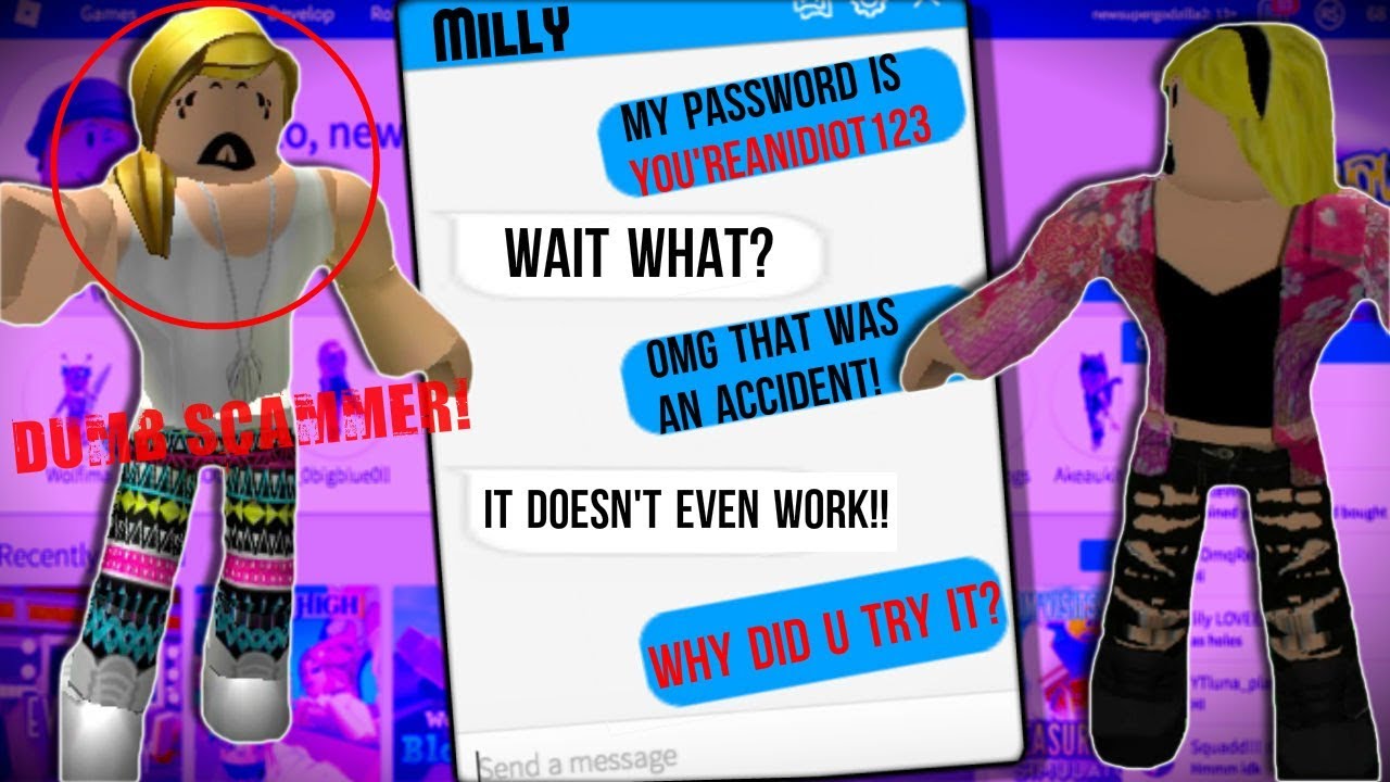 Accidentally Giving People My Password On Roblox Roblox Social Experiment Youtube - notleah roblox password