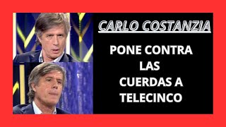 DIRECTAZO 22:00! CARLO CONSTANZIA PONE CONTRA LAS CUERDAS A TELECINCO!!!!