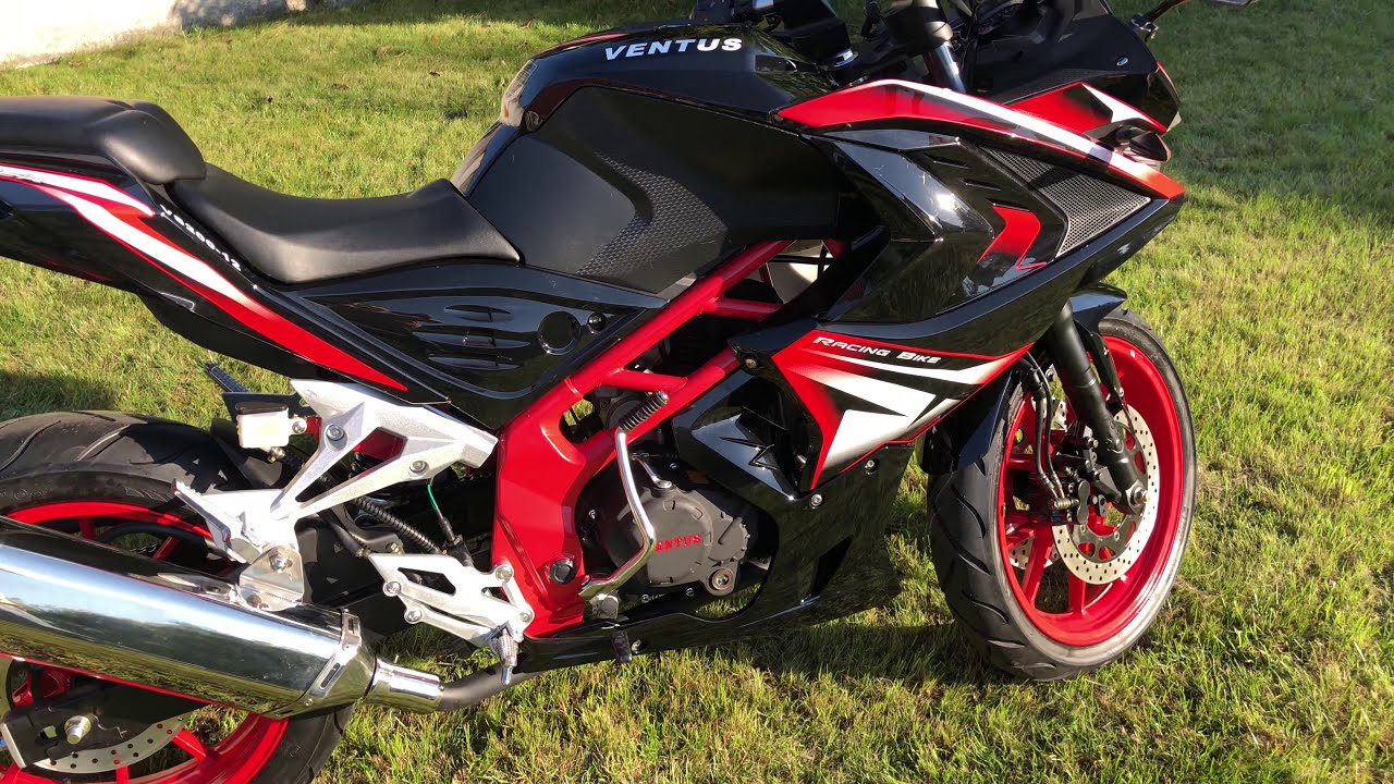Обзор Спортивного Мотоцикла (Спортбайка) Ventus VS200-12 200 см3 - YouTube