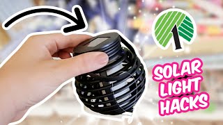 You Wont Believe How I Used DOLLAR TREE Solar Lights for High End DIYS | Patio and Outdoor DIYS 2023