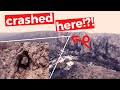 I crashed in a tiny cave 😱🤦‍♂️