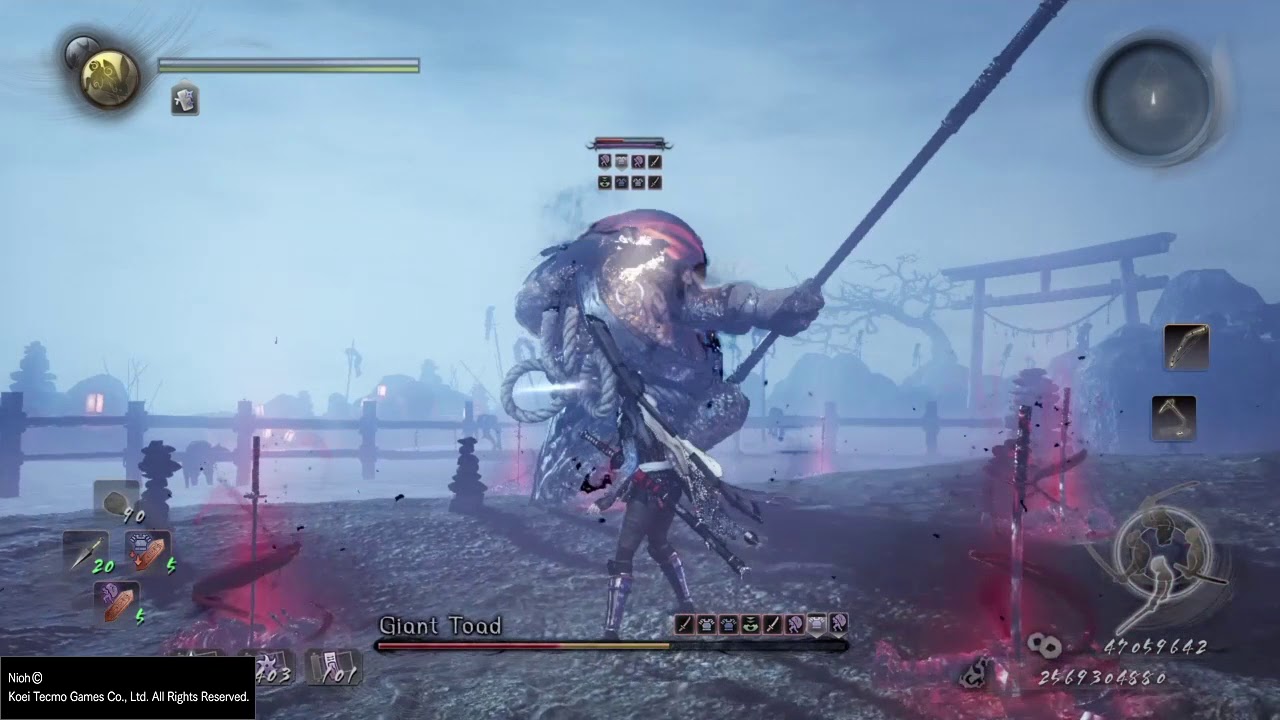 *updated* Stone Throw build - Nioh WotN, tested on father frog
