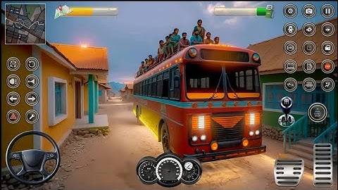Indian Bus Driver Simulator 2024 - Mobile First Bus Transporter Driving - Android GamePlay b6