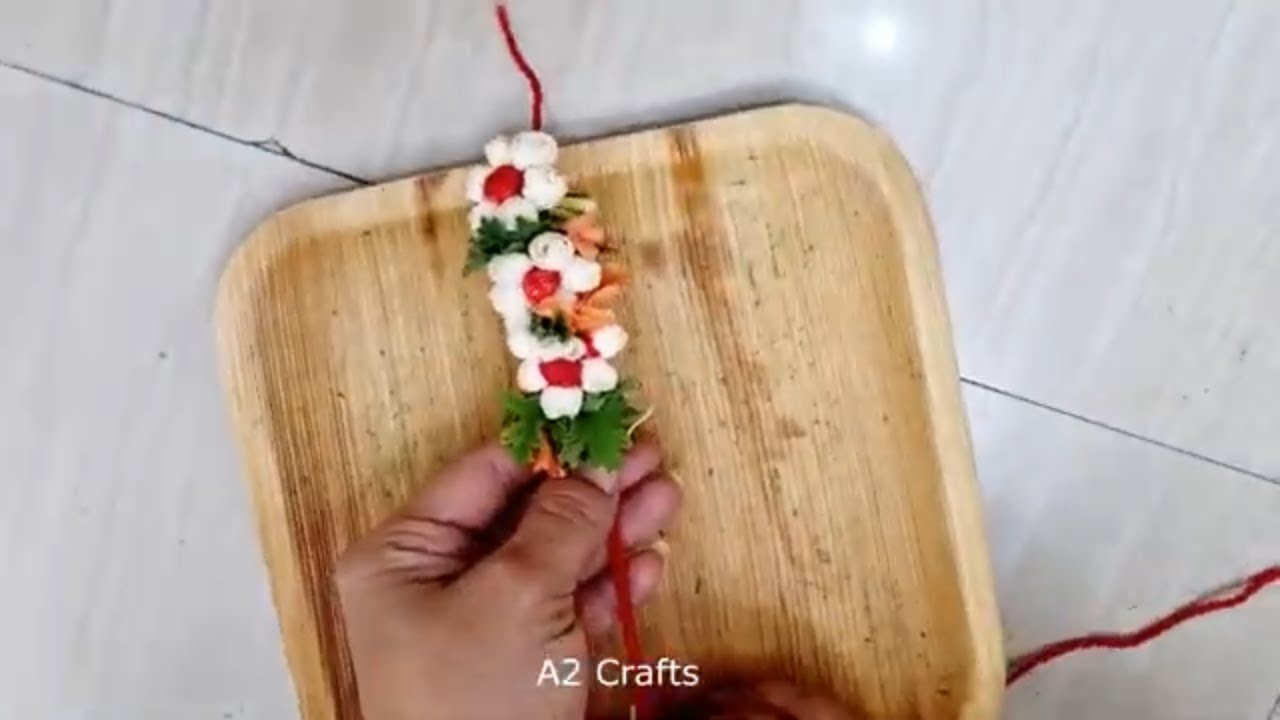 Easy Tricks to beginners for Jasmine flower veni making YouTube