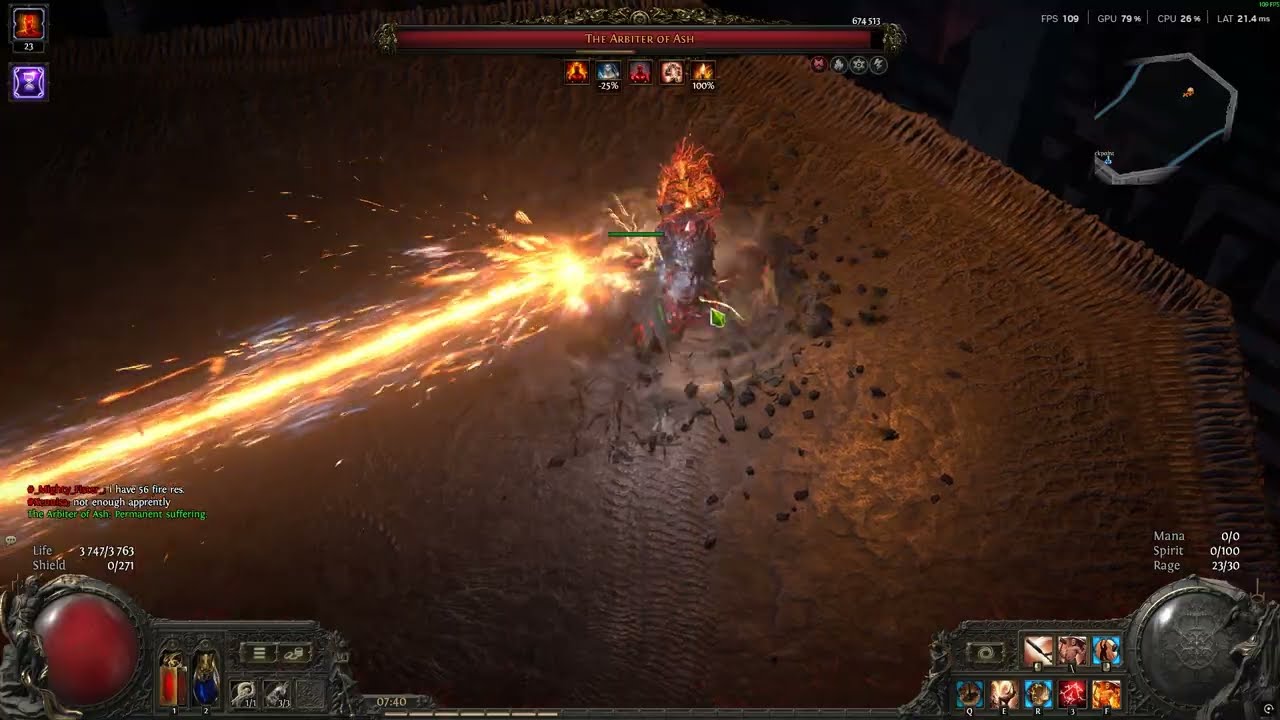 POE2 "0.3" - Titan Warrior vs The Arbiter of Ash (Max Difficulty). Bleed Hammer of the Gods.