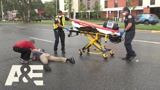 Live Rescue: Car CRASHES Into Motorcycle (Season 3) | A\&E