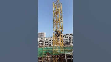 Method of installation of tower crane