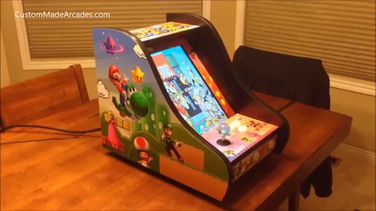 Super Mario Brothers Bartop Custom Made Arcade Machine Mini