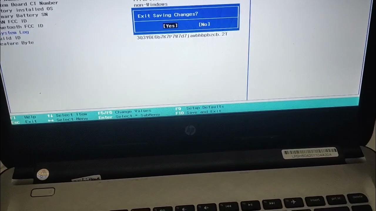 Laptop HP Selalu Masuk BIOS dan Berbunyi Beep