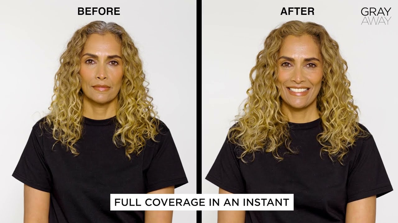 Light Brown Instant Root Cover Up Spray: How to Apply